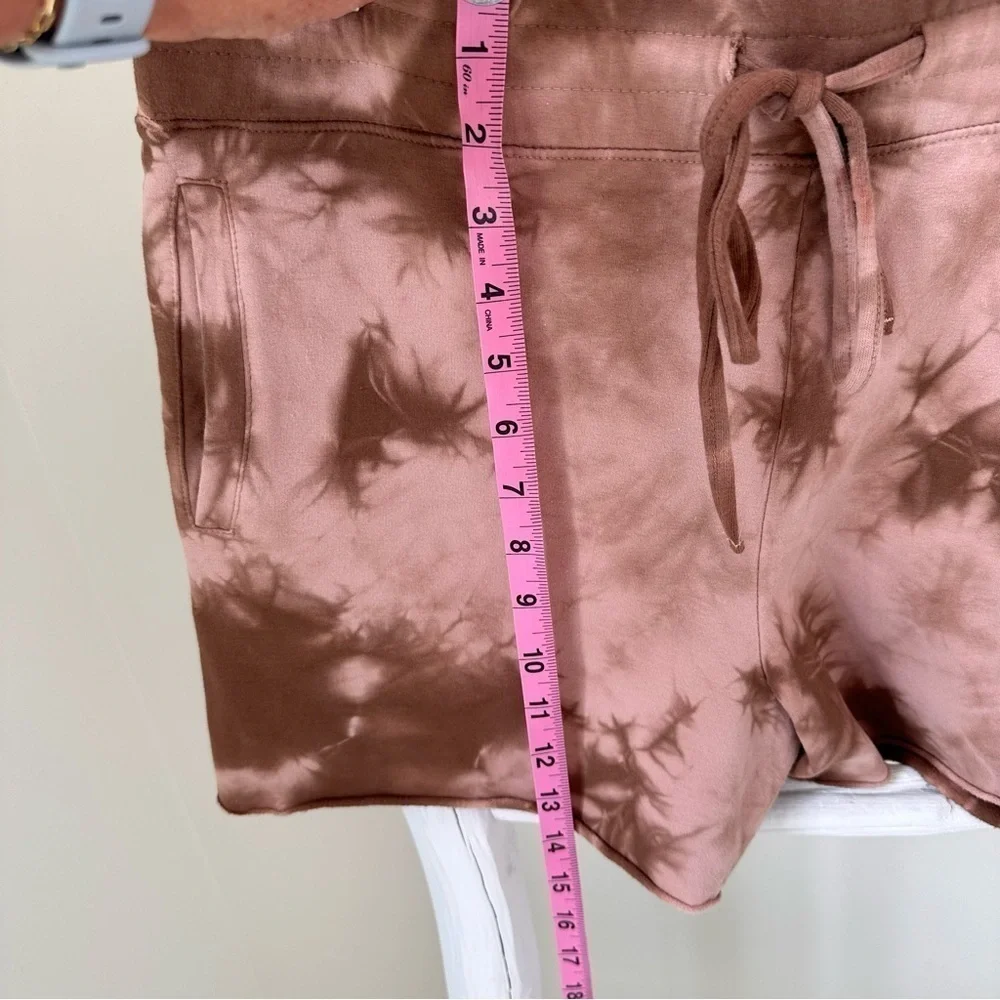 Anthropologie LACAUSA Slater Rustic Tie Dye Sweatshorts SZ M